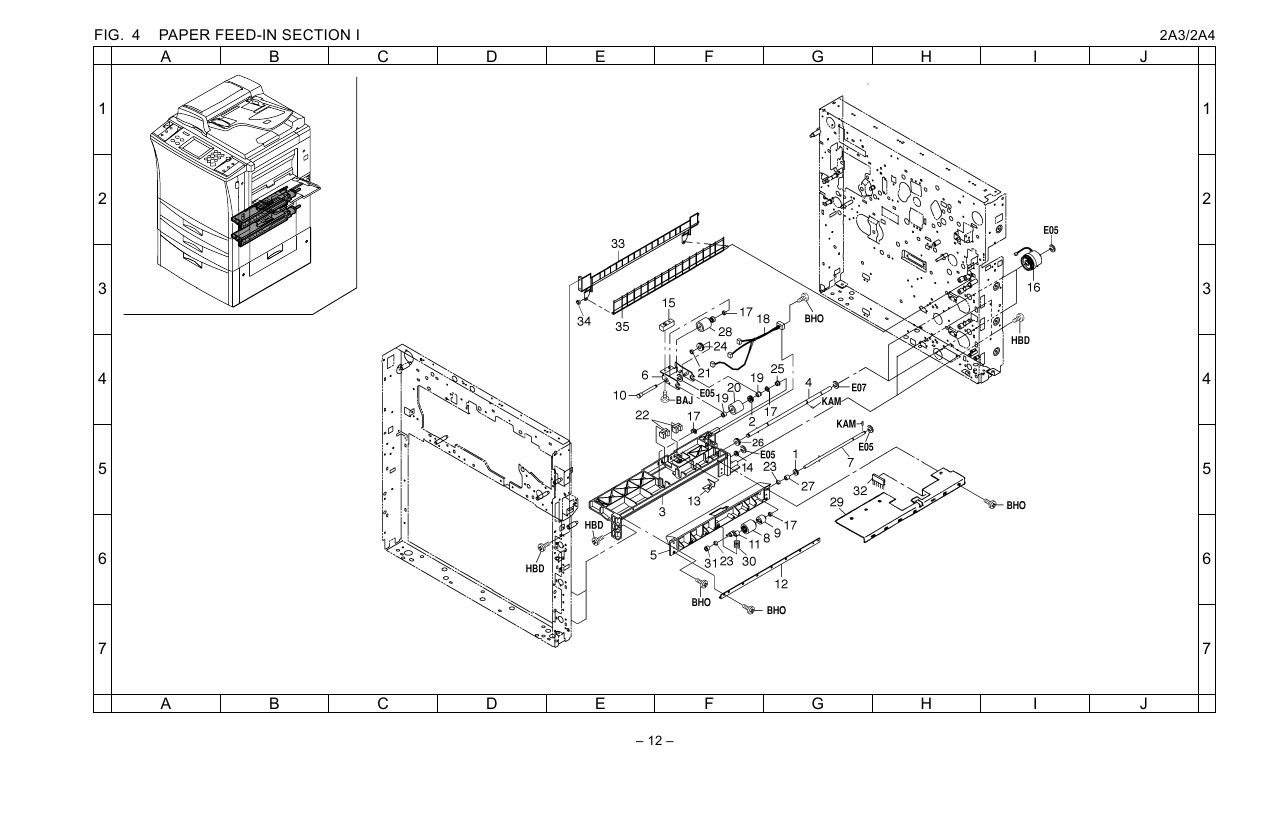 KYOCERA Copier KM-4230 5230 Parts and Service Manual-6